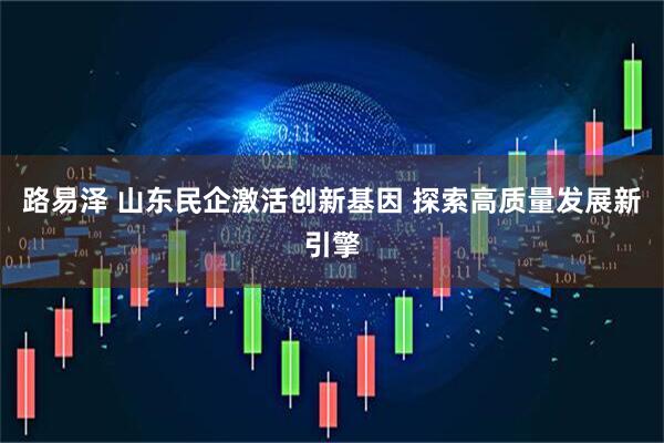 路易泽 山东民企激活创新基因 探索高质量发展新引擎