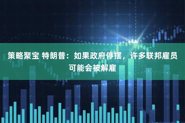 策略聚宝 特朗普：如果政府停摆，许多联邦雇员可能会被解雇